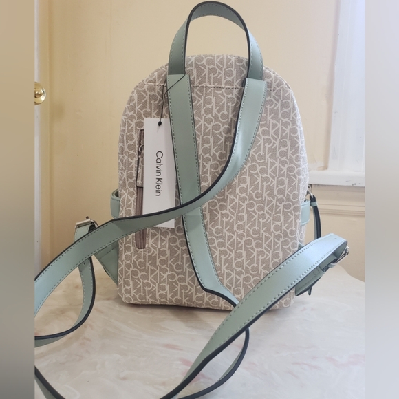Womens Calvin Klein Backpack Green - Picture 2 of 4
